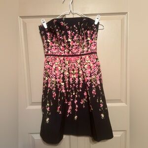 LOFT Black Strapless Dress